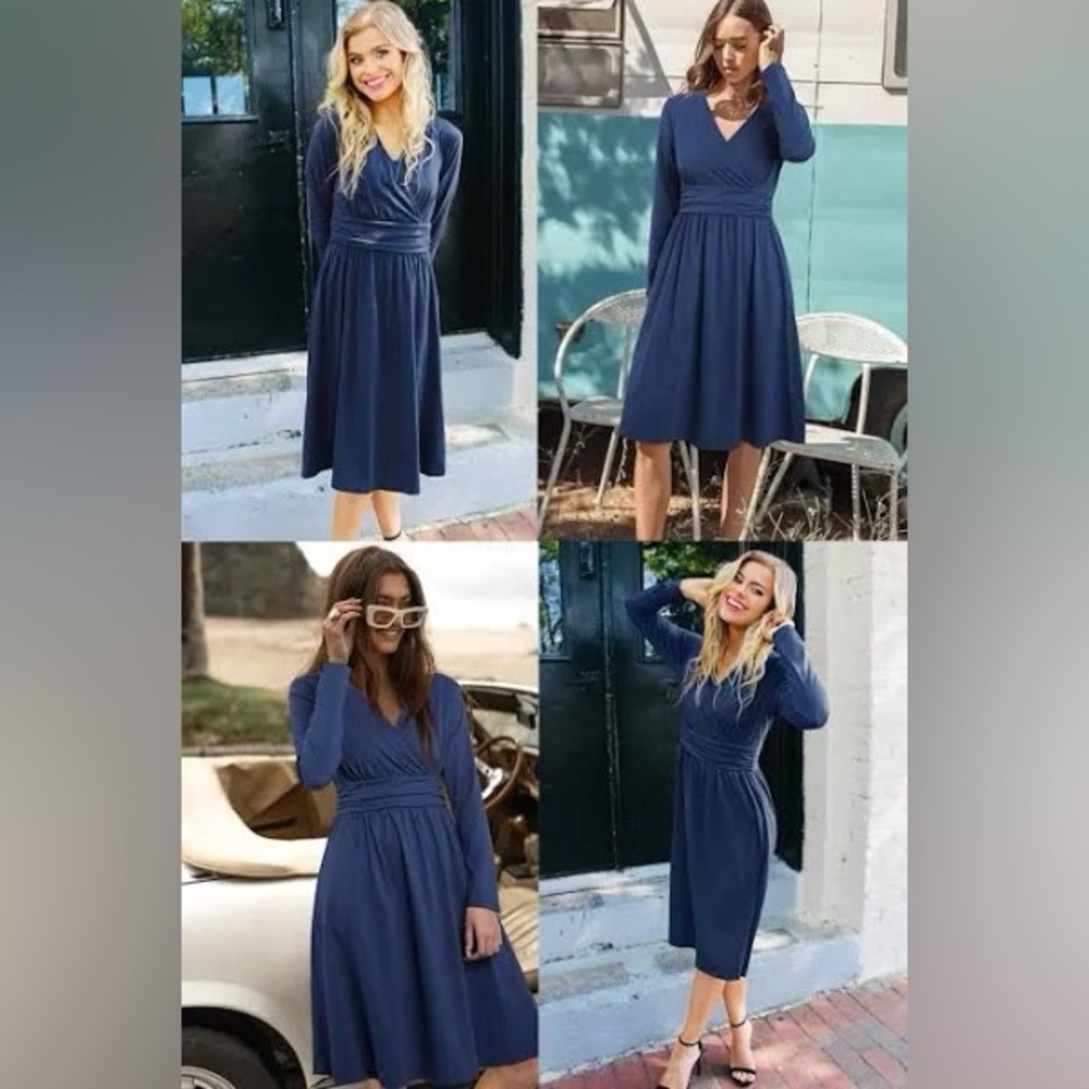 Ouges Womens Fall Winter Dresses For Women 2025 L… - image 2